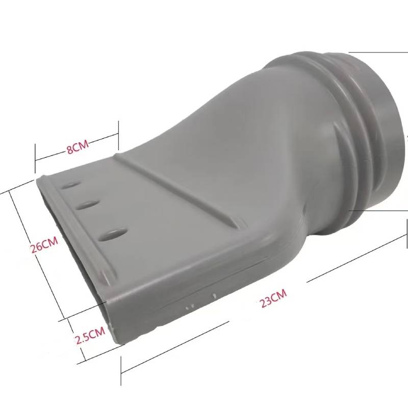 

Flat Hose Adapter Exhaust Fan Nozzle Air Conditioning Hose Adapter Window Air Vent Connector Exhaust Systems Accessories
