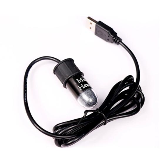 1 Set Aquarium-Heizung, USB-betriebener Mini-Aquarium-Heizstab mit Saugnapf für Tanks, Aquarien, Terrarien