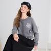 Betu Women's 3D Floral Knitted Cardigan