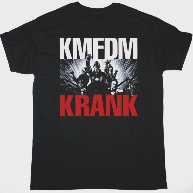 New KMFDM Band KRANK Album T Shirt S-5XL Heavy Cotton Black SE692 Unisex T-Shirt XXL