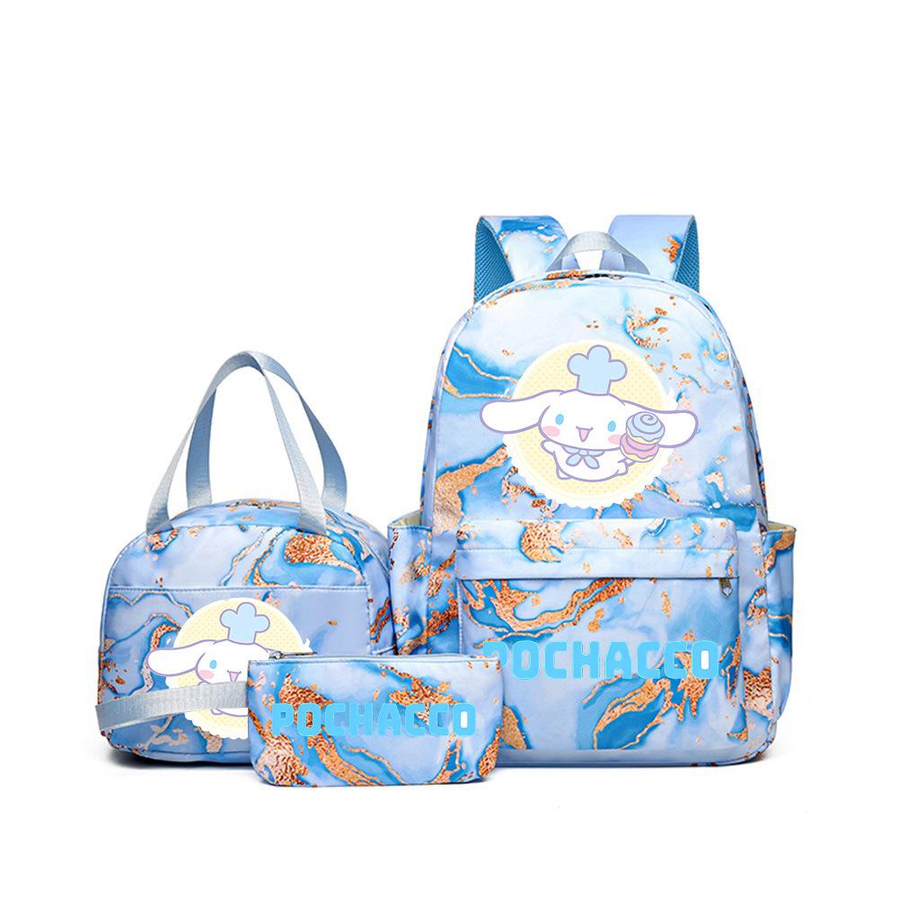 Student Schoolbag Large-Capacity Printing Junior High School College Student Casual Simple Backpack