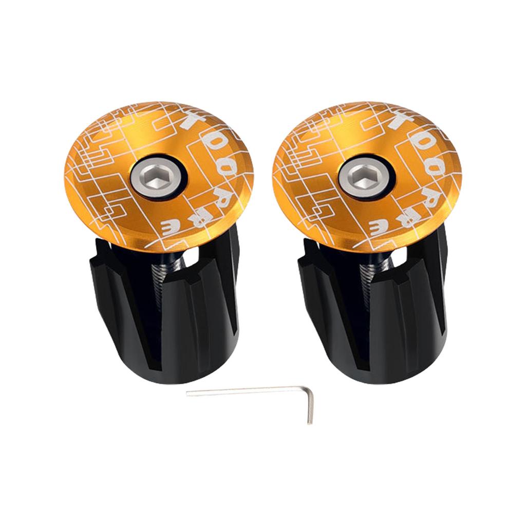 Colorful Bicycles Bar End Plugs Leakproof Cycling Handlebars End Plugs Compatibility With Road Folded Bikes