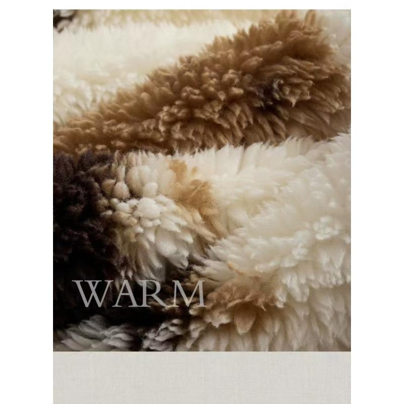 2026 Pajamas Women's Autumn and Winter New Flannel Loungewear Coral Fleece Thickened Fleece Zipper Warm Clothes Set