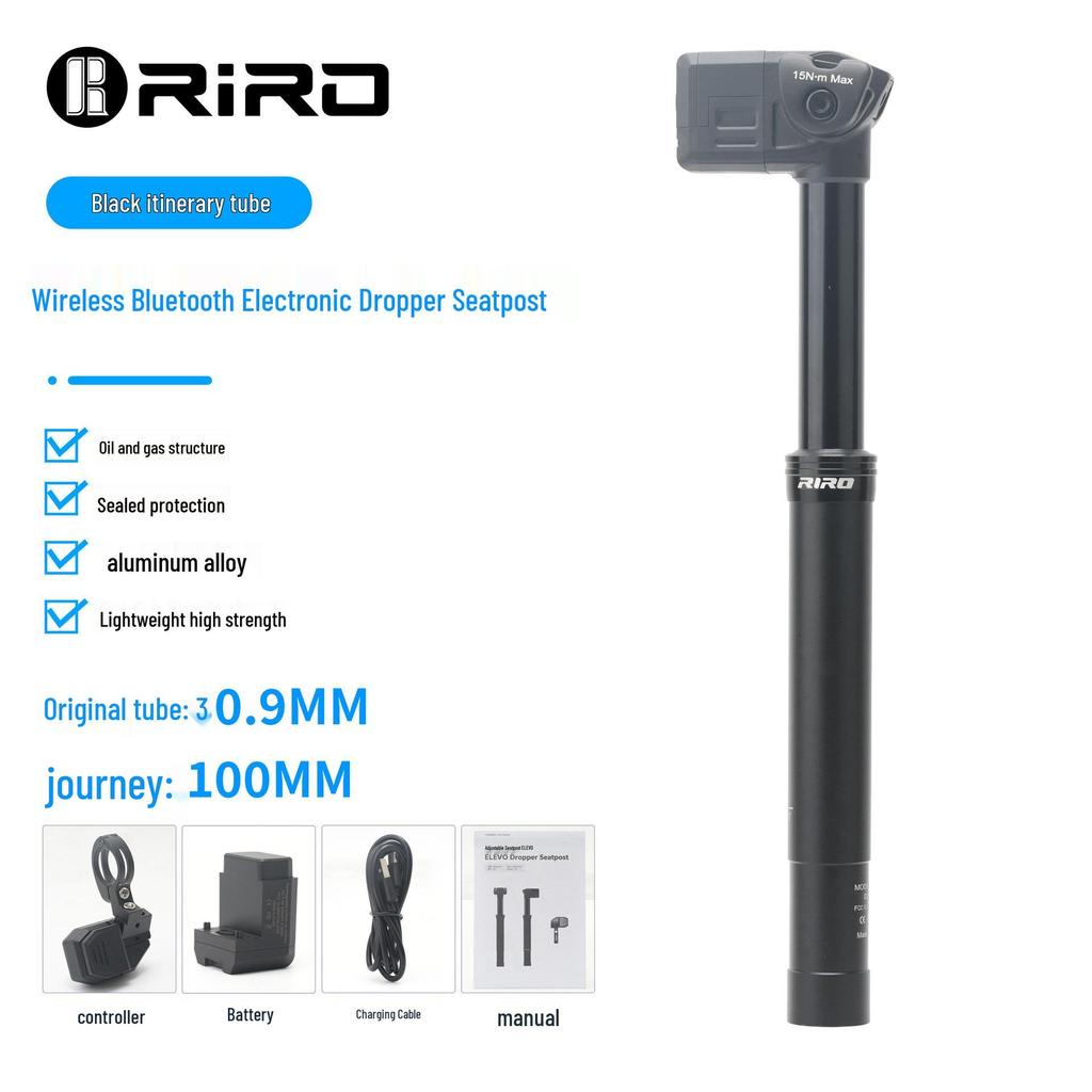 RIRO Wireless Electronic Dropper Seatpost for Enduro and Road Bikes
