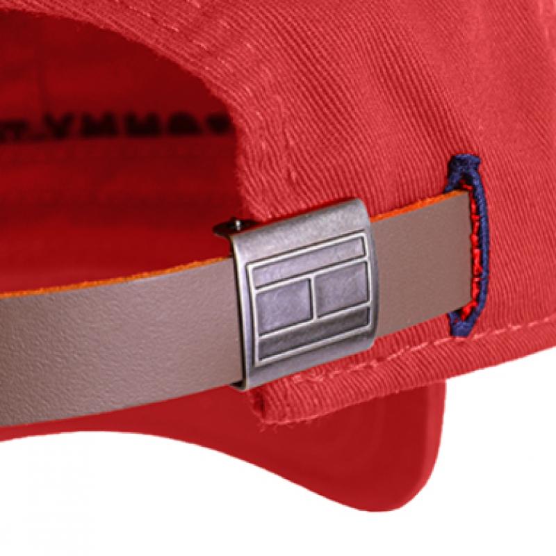 Tommy Hilfiger Logo Ballcap Apple Red 6941823 608