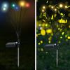 Decorative Solar Garden Light Outdoor Waterproof Firefly- for Path Light for Pathway Yard Patio Landscape Warm White/Col