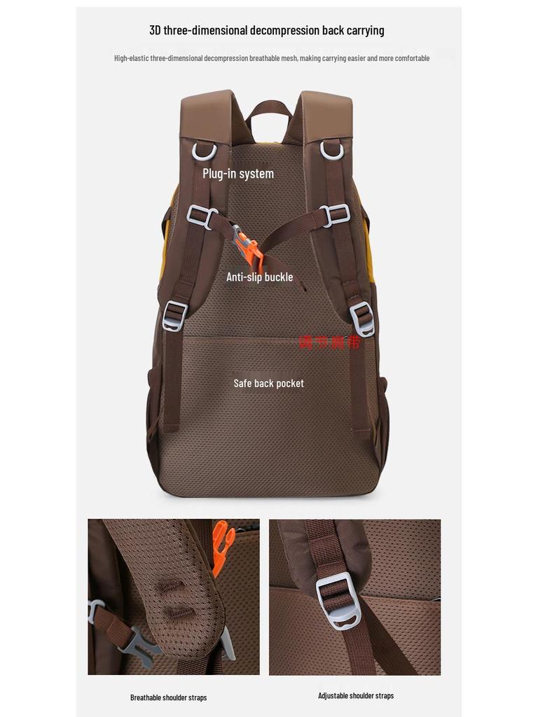 Neuer Stil Outdoor Wasserdichter Sportrucksack, Großes Fassungsvermögen für Bergsteigen und Studenten