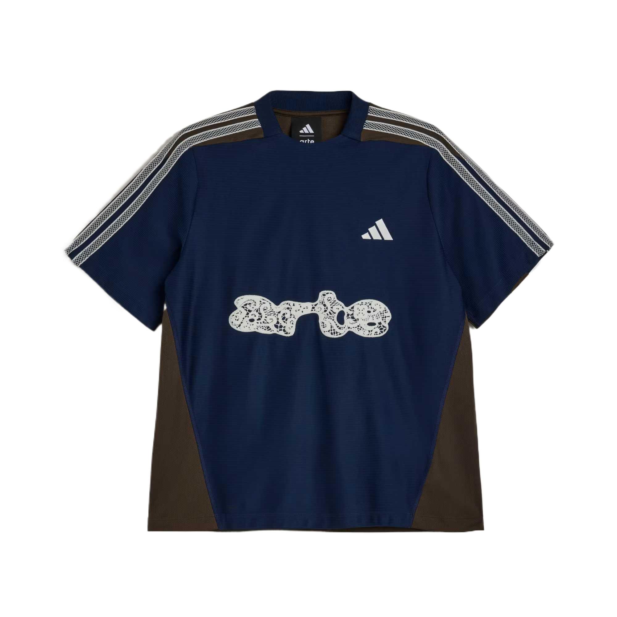 Adidas Fußballtrikots Herren Collegiate Marineblau/Staubgrau/Ecru Rundhals 2XL