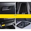 For Changan UNIV UNI-V  + Car Styling Window Control Panel Air Vent Outlet Gear Cover Trim Stainless Steel Black Interior