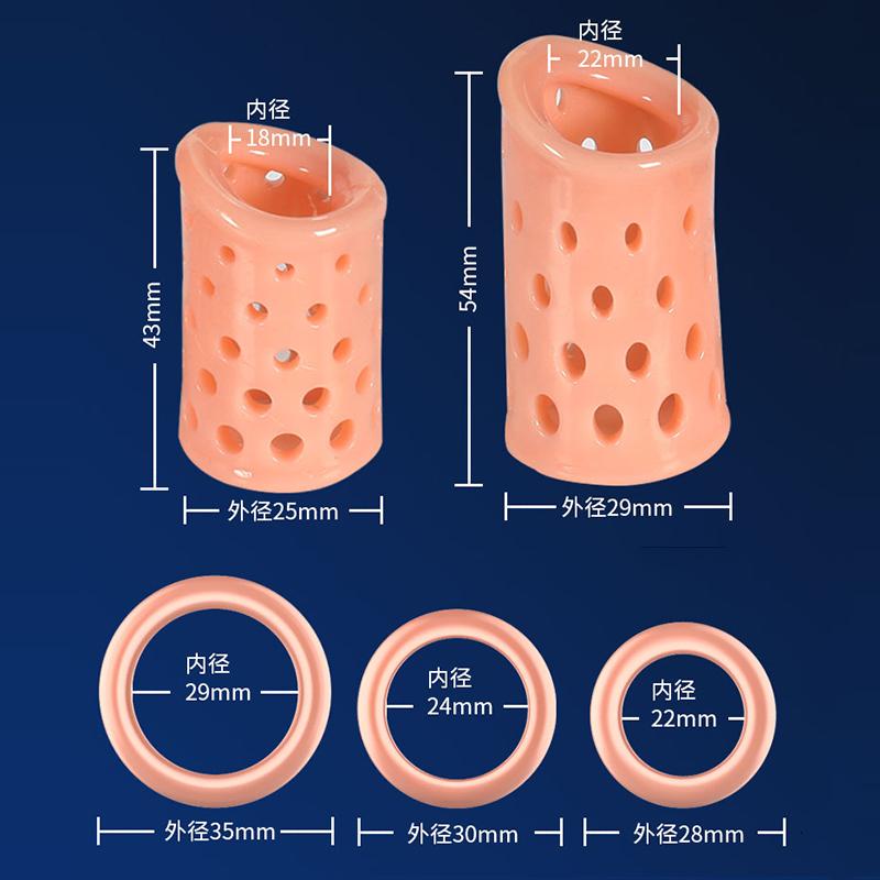 5Pcs/Set Foreskin Resistance Delay Rings Penis Sleeve Ring Time Delay Sex Toys For Men Cock Ring Condom Male Erotic Toys