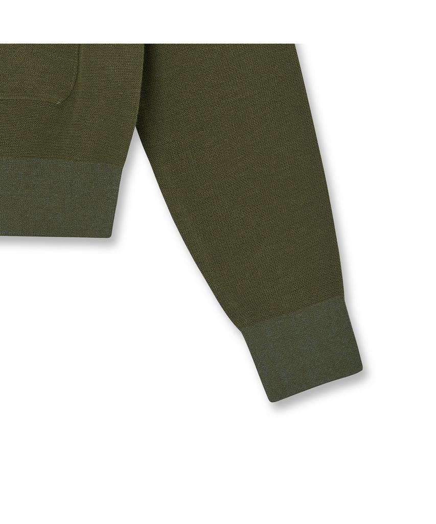 IOLO Women'S Cotton Pocket Cardigan_Khaki