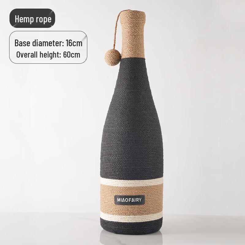 Wine Bottle Cat Scratching Post