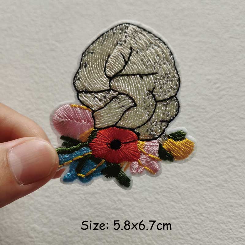 ali unicorno Unicorns - Toppe termoadesive Patch Toppa ricamate, misura: 7,6 x 7,3 cm