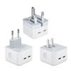 Universal Fast Charger 35W for Apple 14 - Foldable with Multi-Port, Compatible with UK, EU, and US Standards