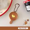 Cute Cartoon Simulated Food Pendant Keychain Creative Funny Chocolate Egg Bread Backpack Pendant Accessories Gifts