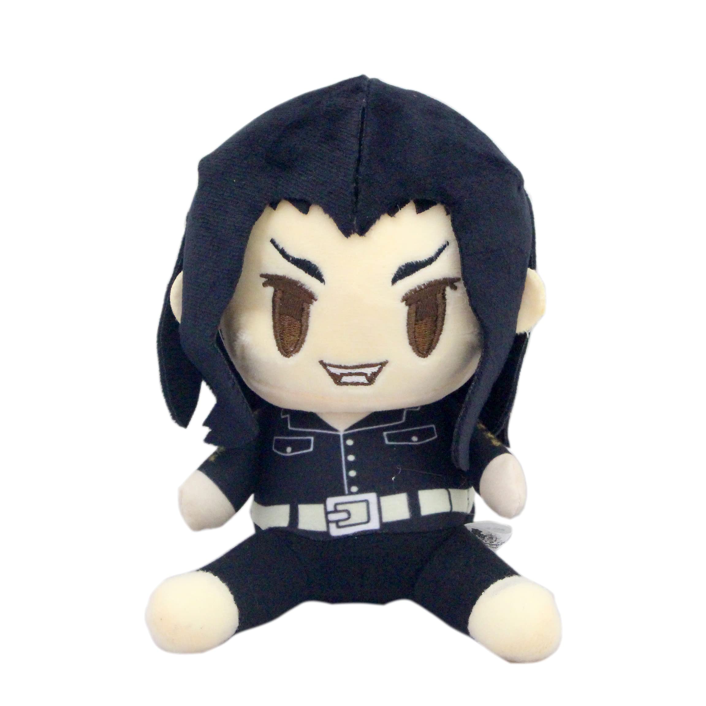 Hatakeyama Tokyo Revengers Sitting Plush Toy S Keisuke Baji 2nd Edition Black [134450] чёрный