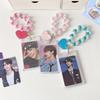 Acryl Fotorahmen Transparenter Fotokartenhalter Kpop Ordner Fotokarten Karten-Display-Ständer Kartenverpackungsmaterialien mit Anhänger