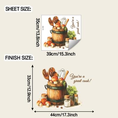 Personalized Kitchen And Restaurant Range Hood Home Beautification Decoration Stickers