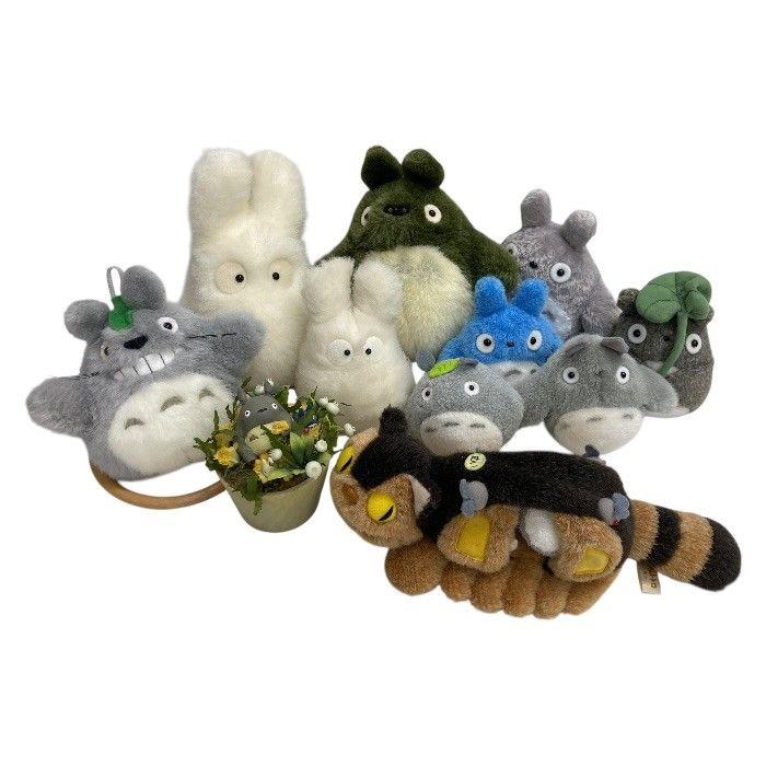Collection of 11 Totoro stuffed animals/Big Totoro/Medium Totoro/Little Totoro/Leaf/Cat Bath/Towel Rack/Flower Pot Totoro/Studio Ghibli/Hayao