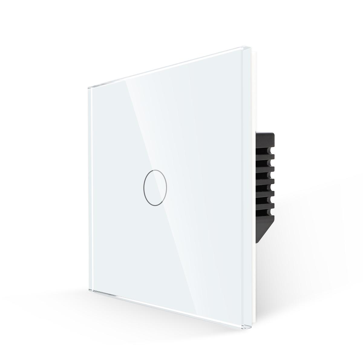 Bingoelec EU/UK Remote Control Switches 1000W/gang Iron Base and  Alexa Wireless Voice Control Wall Smart Light Switch 86 mm*86mm&Eu Standard