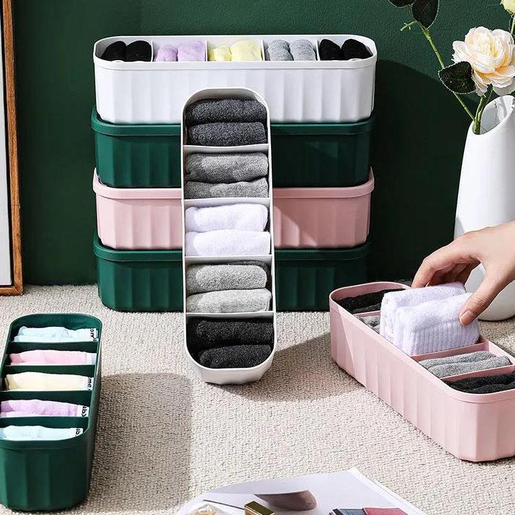 Kaufe Socken-Aufbewahrungsbox, Home-Schublade, Kleiderschrank-Fach, Aufbewahrungswerkzeug, Schlafsaal-Aufbewahrung, Finishing-Box, Unterwäsche- Aufbewahrungsbox, Aufbewahrungsbox für kleine Objekte zum Preis ab 10