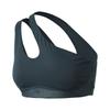 Puma Solid Logo Comfortable Fashion Asymmetrical Sports Bra Women Underwear Midnight-Blue 526816-24