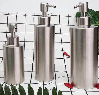 304 Edelstahl Flüssigseife & Lotion Spenderpumpe - Küchen Handseife Gel Spender mit 250/350/550ml Kapazitätsoptionen