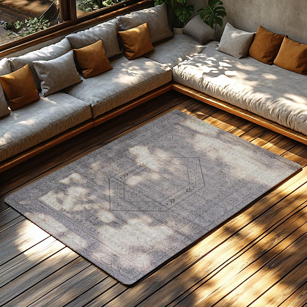 Light Gray Geometric Area Rug, Scandinavian Non-Slip Carpet, Modern Living Room Mat for Cozy Home Decor Ethnic patterns