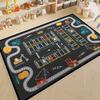 Parking Lot Child Crawling Game Track Road Traffic Cartoon Carpet Living Room Sofa Bedroom Bedside Floor Mat Non-slip Decor Rug