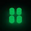 Glow In The Dark Luminous Valve Caps - Fluorescent Tire Hub Covers for Car Motorcycle Bike Wheel Decoration Plugs
