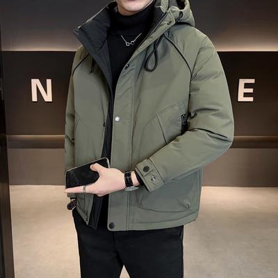 Herren Trendige Dicke Warme Winter Arbeitsjacke mit Kapuze 2025