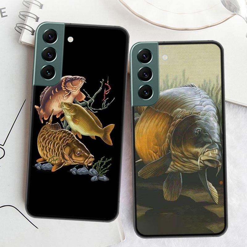 Carp Fishing Fish Phone Case For Samsung A15 A25 A35 A55 Galaxy A70S A50S A30S A30 A40 A71 A51 A41 A31 A21 A11 A01 A20S A10S A20