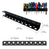 Screw Organizer Wall Mount Heavy Duty Screwdriver Storage Rack Storage Organizer Screwdriver Rack Tool Rack Pliers Holder Tool