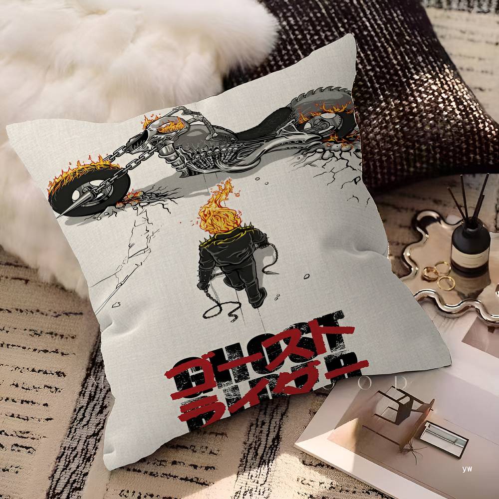 G-Ghost R-Rider Cushion Cover Decorative Pillow Sofa Home Decor case pillow cases 12x12Inch