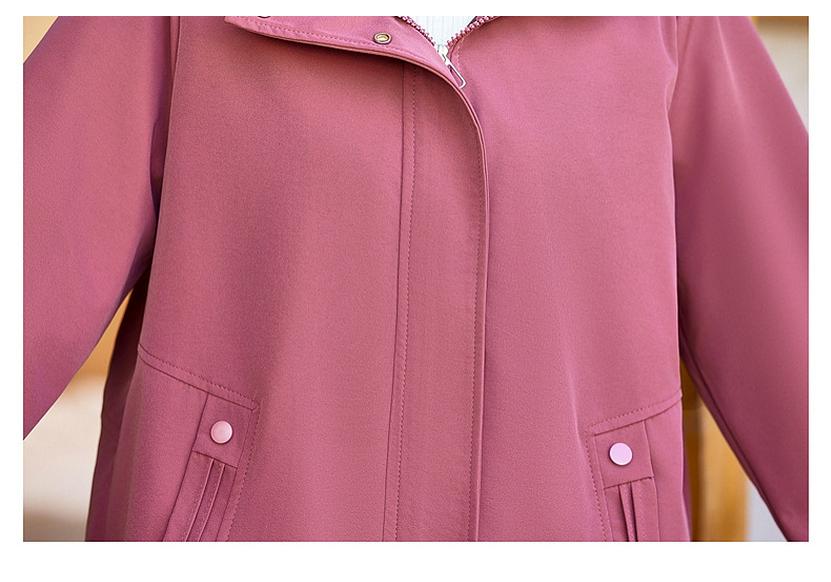 Mother's Wear 2026 Spring/Autumn Hooded Jacket for Women - Middle-aged & Elderly, Loose Stylish Top