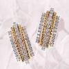 Fashion Copper Alloy Zircon Jewellery Drop Earrings For Women Wedding Party Gifts