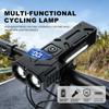 Super Bright Bike Front Light Cycling 7 Lighting Mode Head Flashlight Colorful Warning Side Lamp for Hiking Night Riding Safety
