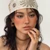 Headwear Flower Square Headscarf Y2K Hip Hop Print Hair Scarf Headband Soft Wrap Punk Bandana Ladies