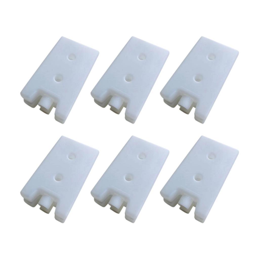 6x Ice Brick Packs Lightweight for Cool Bag that Simply Stays Frozen for Longer Ice Blocks for Hiking Fishing BBQ Family Picnic
