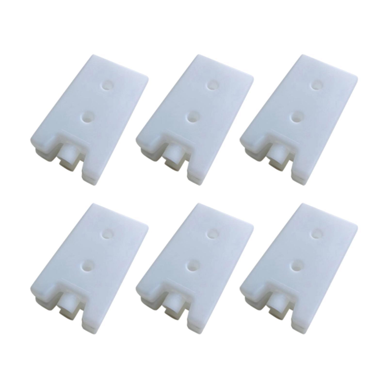 

6x Ice Brick Packs Lightweight for Cool Bag that Simply Stays Frozen for Longer Ice Blocks for Hiking Fishing BBQ Family Picnic