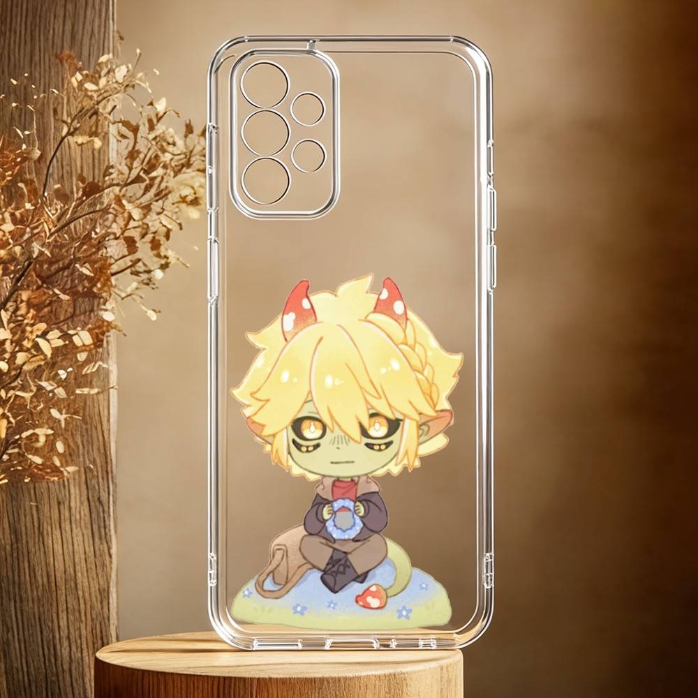 

M-Mushroom Oasis Phone Case For Samsung Galaxy A71,A70,A52,A51,A40,A30 Transparent Cover Samsung a31