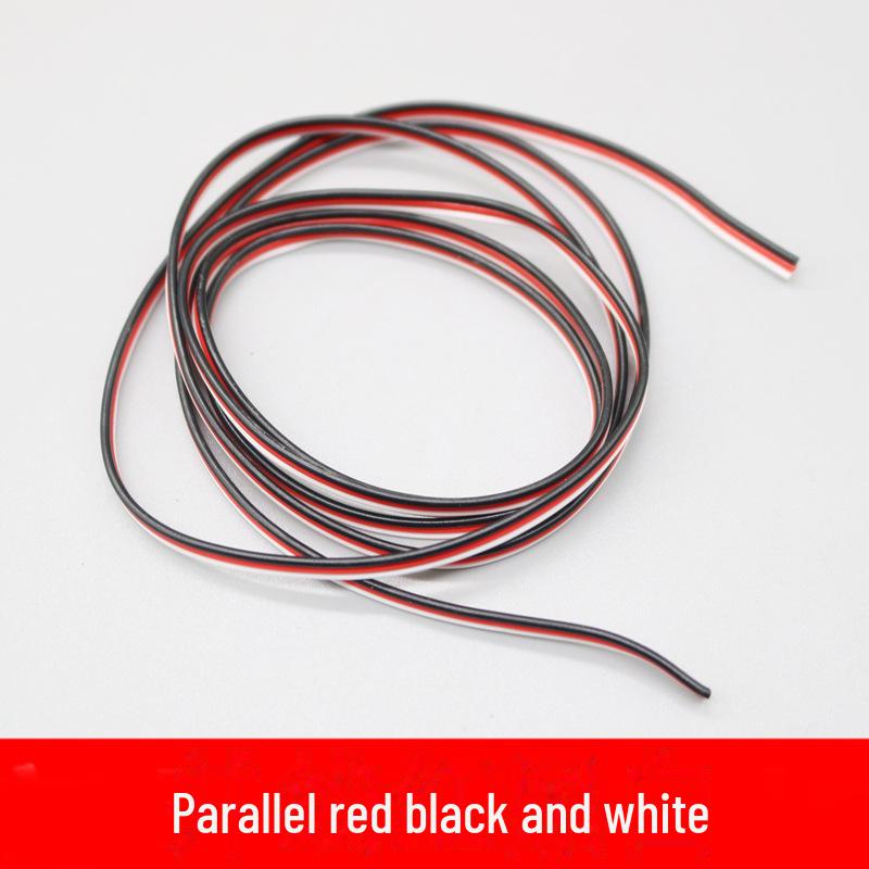 "30-Core Servo Extension Cable for Model Cars and Aircraft, Male to Female, 150/200/300/500mm"