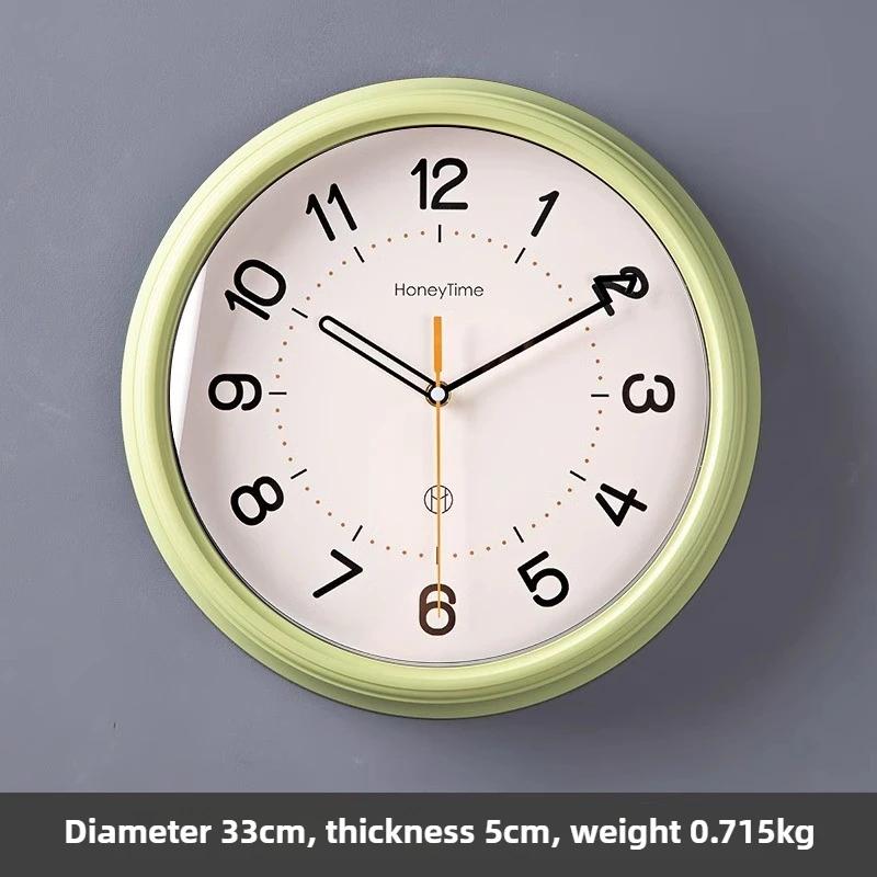 Digital Silent Wall Clocks Round Nordic Minimalist Aesthetic Luxury Clock Quartz Clocks Wall Elegant Stylish Large Unique Watches Home Decoration