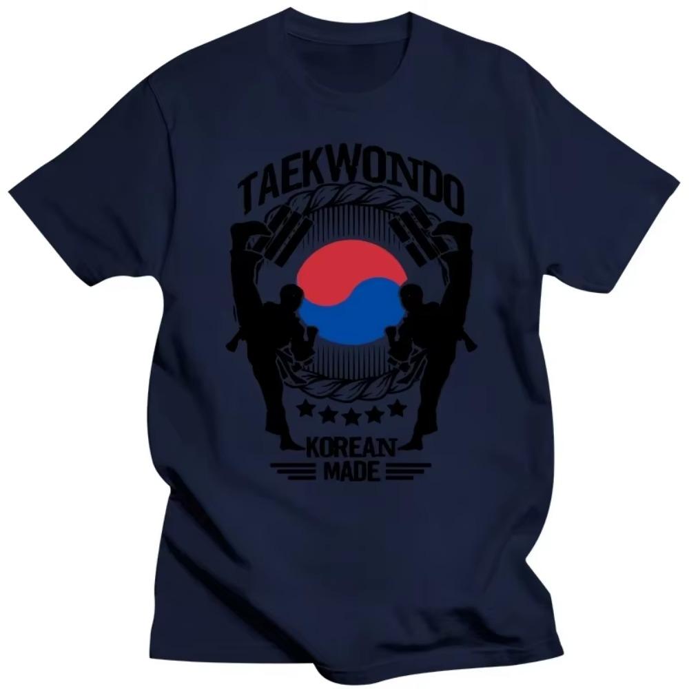Funny Taekwondo Yin Yang Korea Martial Art T Shirts Graphic Cotton Streetwear Short Sleeve Birthday Gifts Summer Style T-shirt