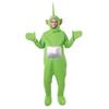 Teletubbies Erwachsenen-Onesie mit Kopfbedeckung Niedlicher Plüsch-Jumpsuit Party Cosplay-Outfit
