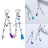 Five-pointed Star Tassels Phone Lanyard Acrylic Bear Pendant Keychain Keyring