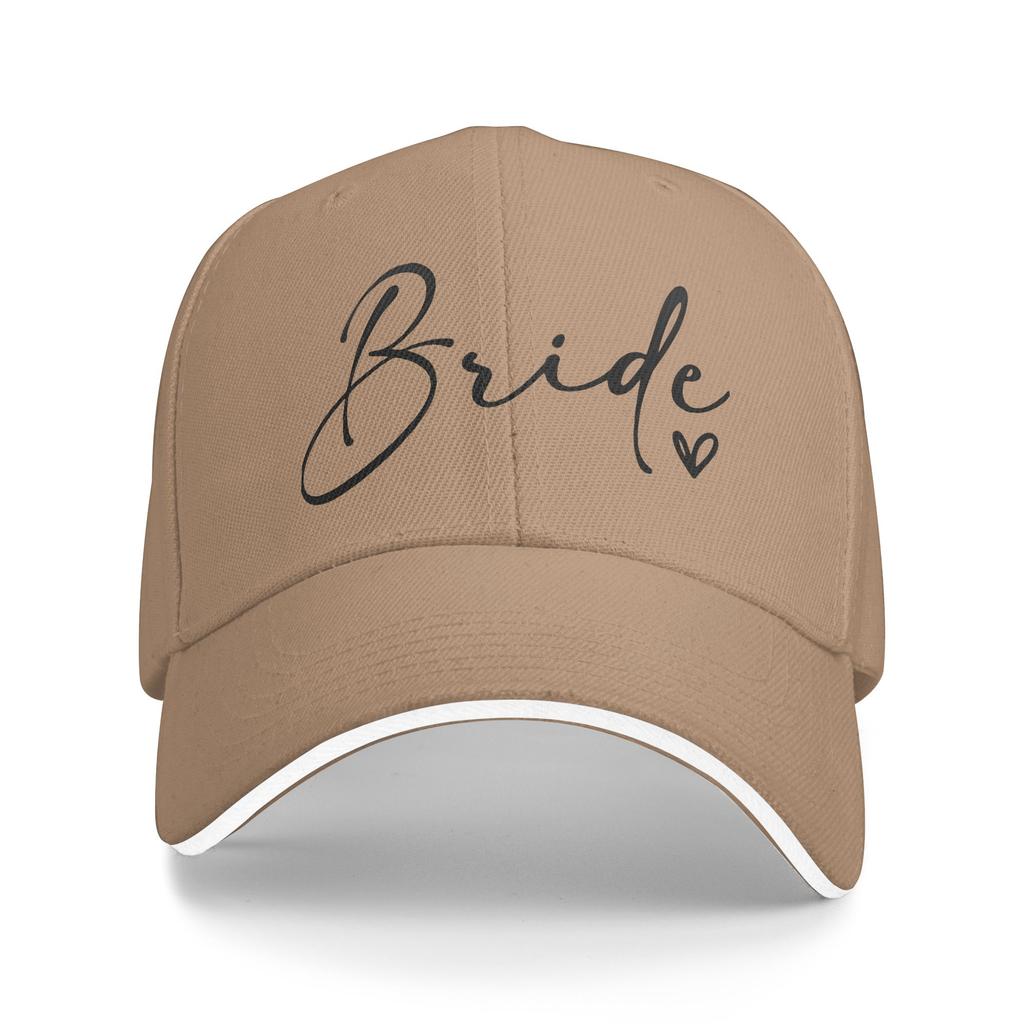 Hearts Bride Bachelorette Party Team Wedding Casual Baseball Cap Spring Trucker Hat Sun Visor Women Unisex Vintage Baseball Caps