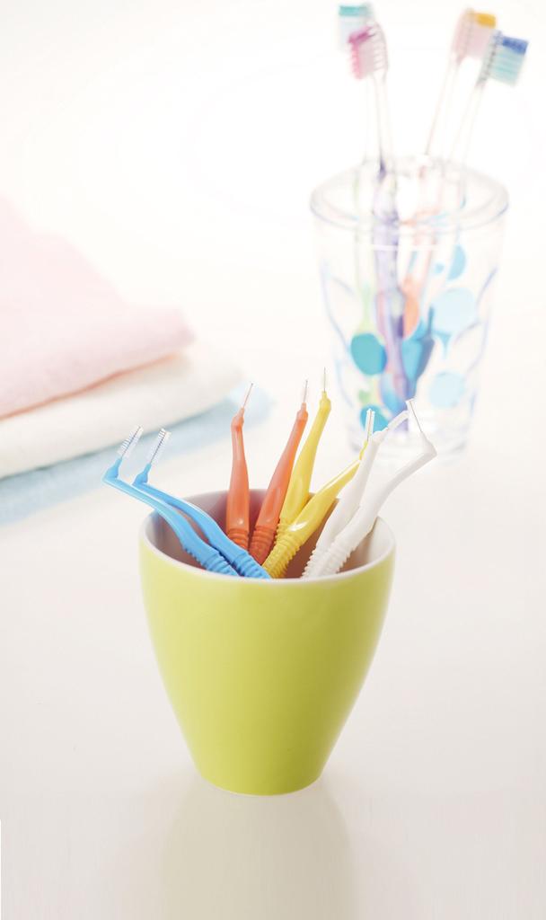 Dental Pro Interdental Size 0 10 Brushes Brushes, Pink, (SSSS),