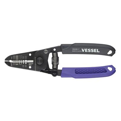 VESSEL Wire Stripper, Can Strip Two Wires Simultaneously, 3500E-7