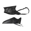 Archery Bow Carrier Black PU Leather Adjustable Arrow Quiver for Outdoor Sports Accessory